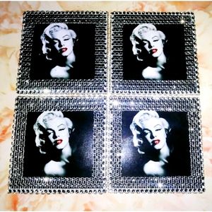 Marilyn Monroe coasters set of 4
